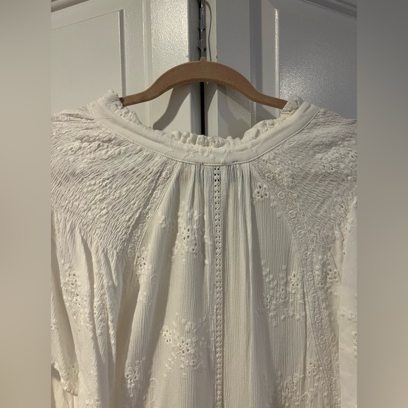 VICI Yolanda Cotton Eyelet Tiered Babydoll Dress - Picture 8 of 8